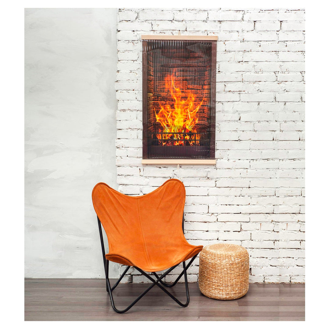 Infracrveni grijač – fleksibilni grijaći panel 430W TRIO model 1 kamin, dimenzije 100x57 cm s regulatorom