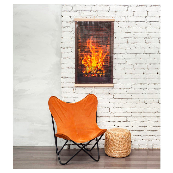 Infracrveni grijač – fleksibilni grijaći panel 430W TRIO model 1 kamin, dimenzije 100x57 cm s regulatorom