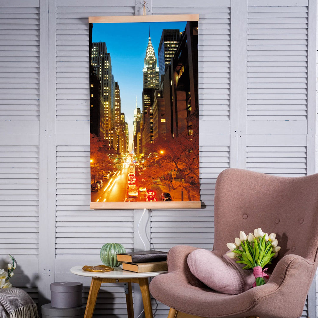 Infracrveni grijač – fleksibilni grijaći panel 430W TRIO model 2 Manhattan, dimenzija 100x57 cm s regulatorom