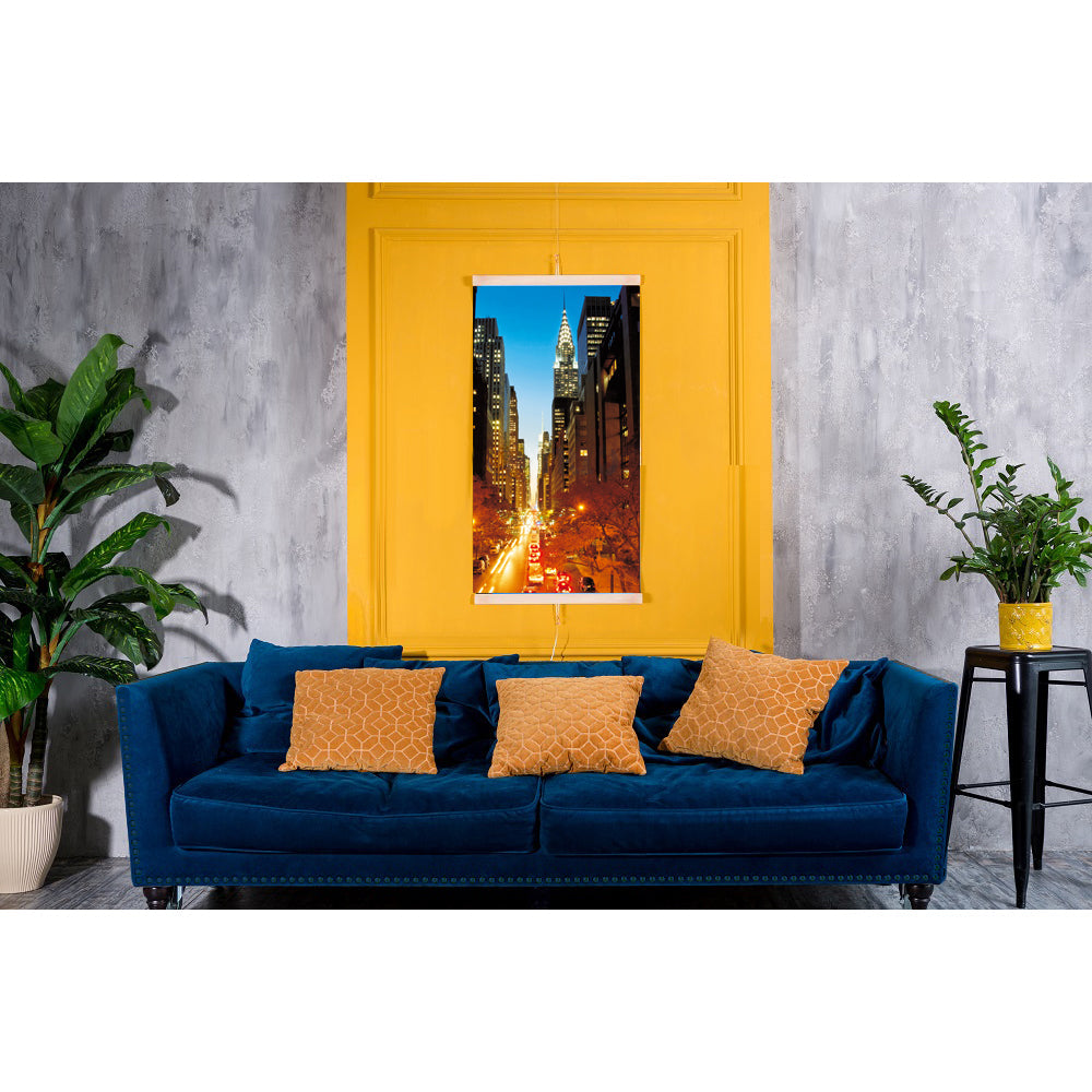 Infracrveni grijač – fleksibilni grijaći panel 430W TRIO model 2 Manhattan, dimenzija 100x57 cm s regulatorom