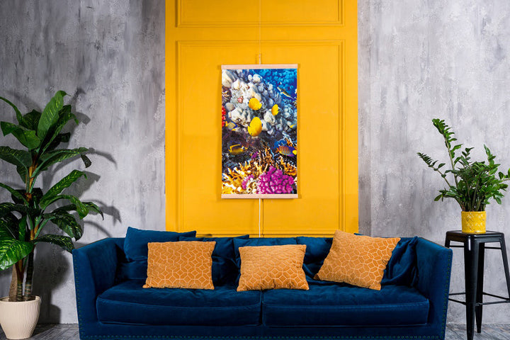 Infracrveni grijač – fleksibilni grijaći panel 430W TRIO, uzorak koraljnog grebena, dimenzije 100x57 cm, s regulatorom