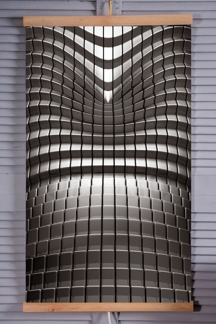 Infracrveni grijač – fleksibilni grijaći panel 430W TRIO uzorak 7 apstrakcija, dimenzije 100x57 cm s regulatorom