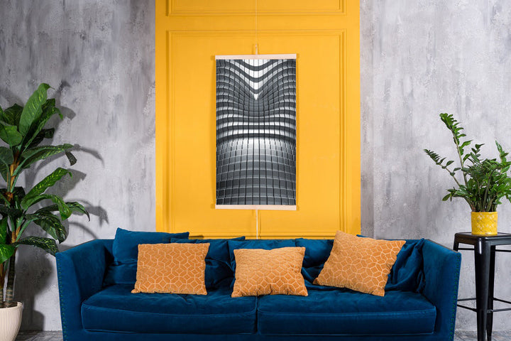 Infracrveni grijač – fleksibilni grijaći panel 430W TRIO uzorak 7 apstrakcija, dimenzije 100x57 cm s regulatorom