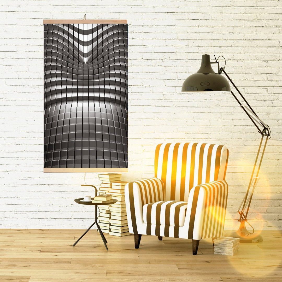 Infracrveni grijač – fleksibilni grijaći panel 430W TRIO uzorak 7 apstrakcija, dimenzije 100x57 cm s regulatorom