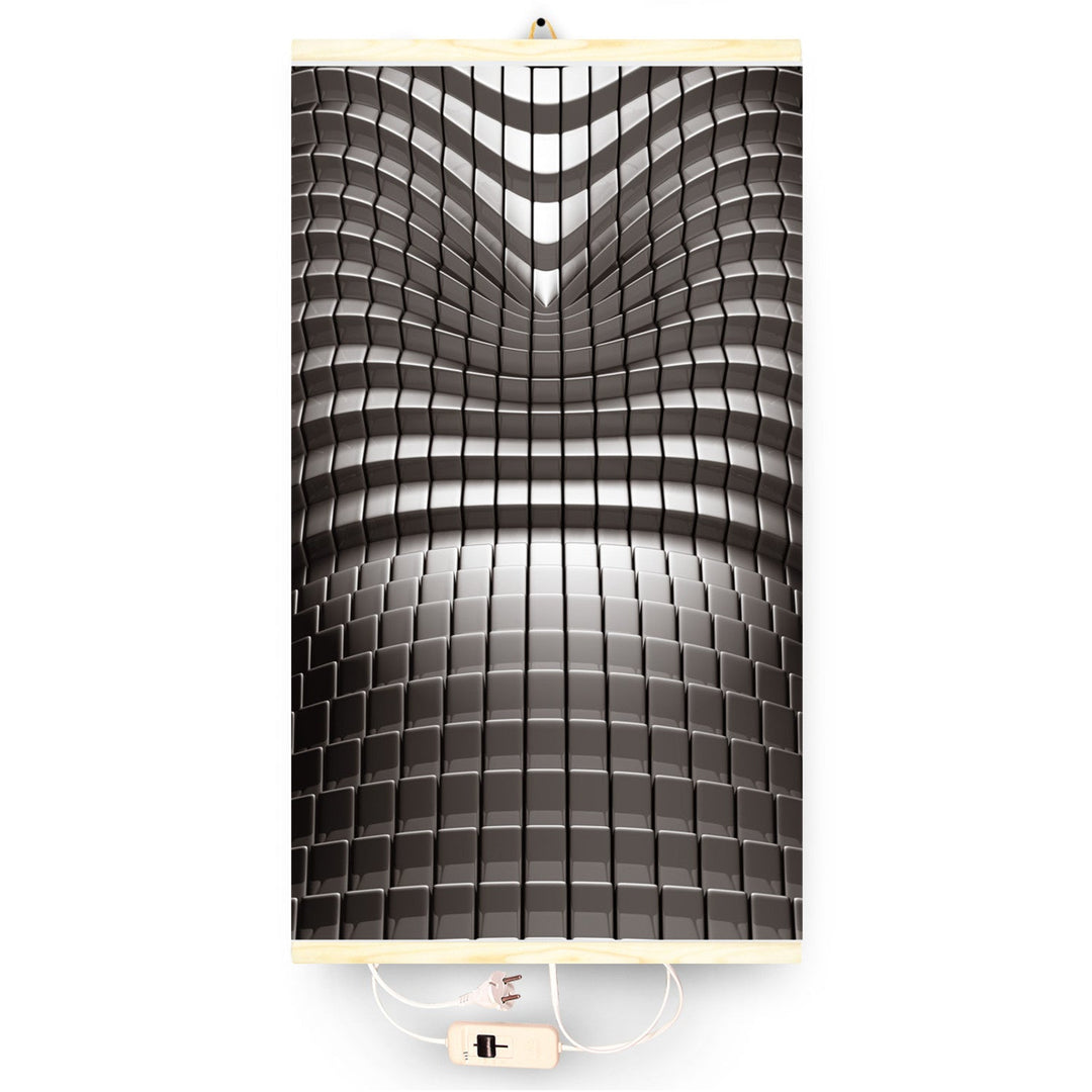 Infracrveni grijač – fleksibilni grijaći panel 430W TRIO uzorak 7 apstrakcija, dimenzije 100x57 cm s regulatorom