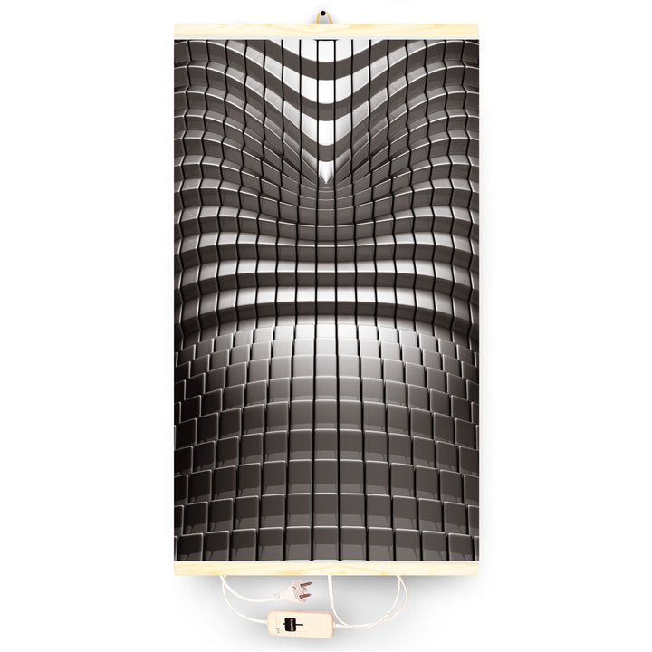 Infracrveni grijač – fleksibilni grijaći panel 430W TRIO uzorak 7 apstrakcija, dimenzije 100x57 cm s regulatorom