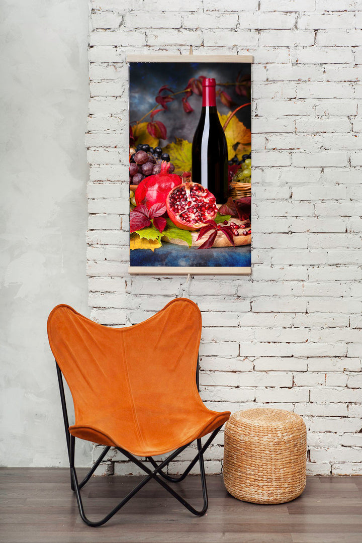 Infracrveni grijač – fleksibilni grijaći panel 430 W, TRIO uzorak 8 wine, dimenzija 100×57 cm s regulatorom