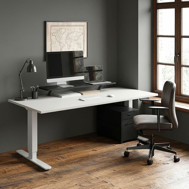 Ergo Office polica za monitor za stol, s vijkovima, 13"–32", max. 20 kg, ER-409