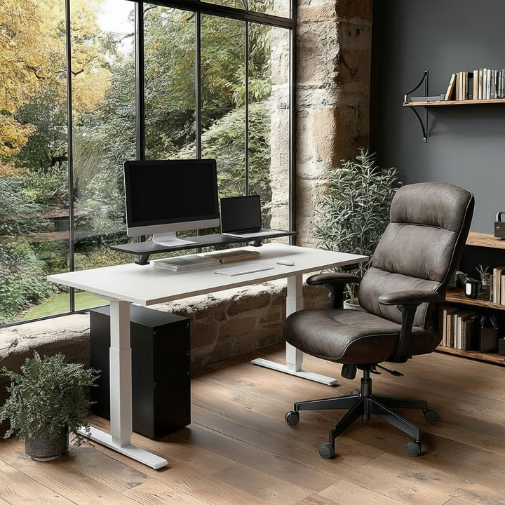 Ergo Office polica za monitor za stol, s vijkovima, 13"–32", max. 20 kg, ER-409
