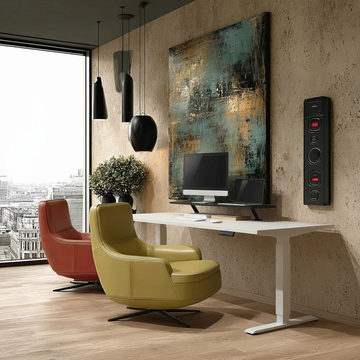 Ergo Office polica za monitor za stol, s vijkovima, 13"–32", max. 20 kg, ER-409