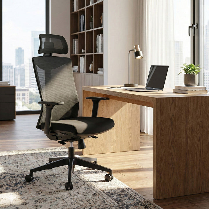 Ergo Office premium ergonomski uredski stolac s visokim naslonom, max. 150 kg, ER-414