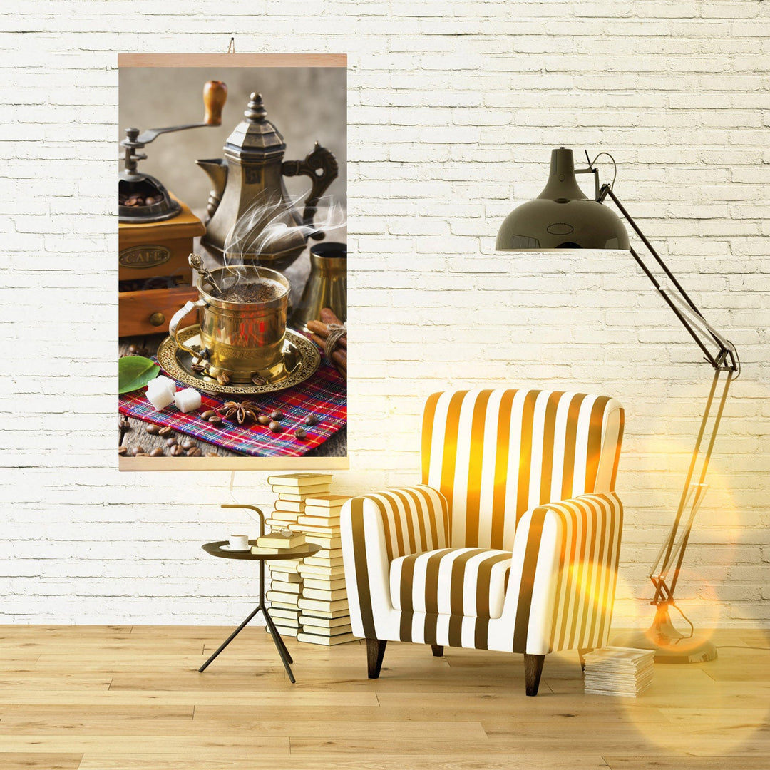 Infracrveni grijač – fleksibilni grijaći panel 430 W, TRIO uzorak 5 kava, dimenzije 100×57 cm s regulatorom