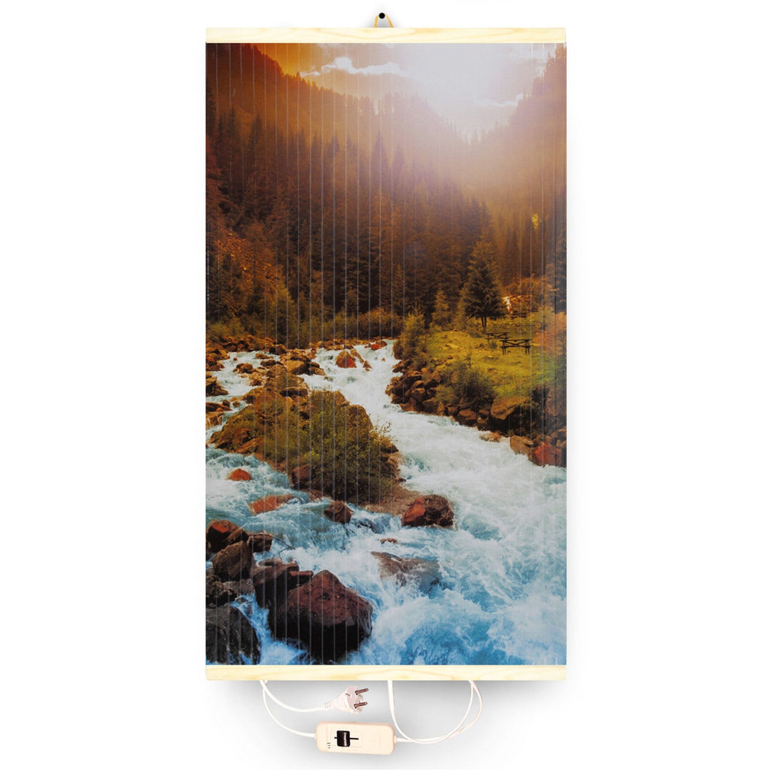 Infracrveni grijač – fleksibilni grijaći panel 430W TRIO uzorak 10 river, dimenzije 100x57 cm s regulatorom