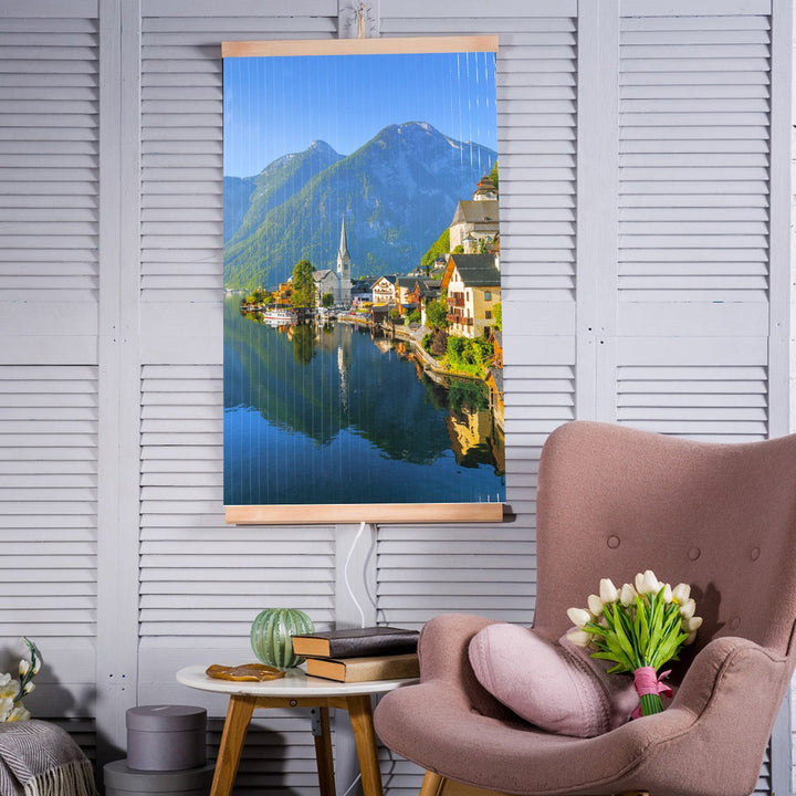 Infracrveni grijač – fleksibilni grijaći panel 430W TRIO model 13 village, dimenzija 100x57 cm s regulatorom