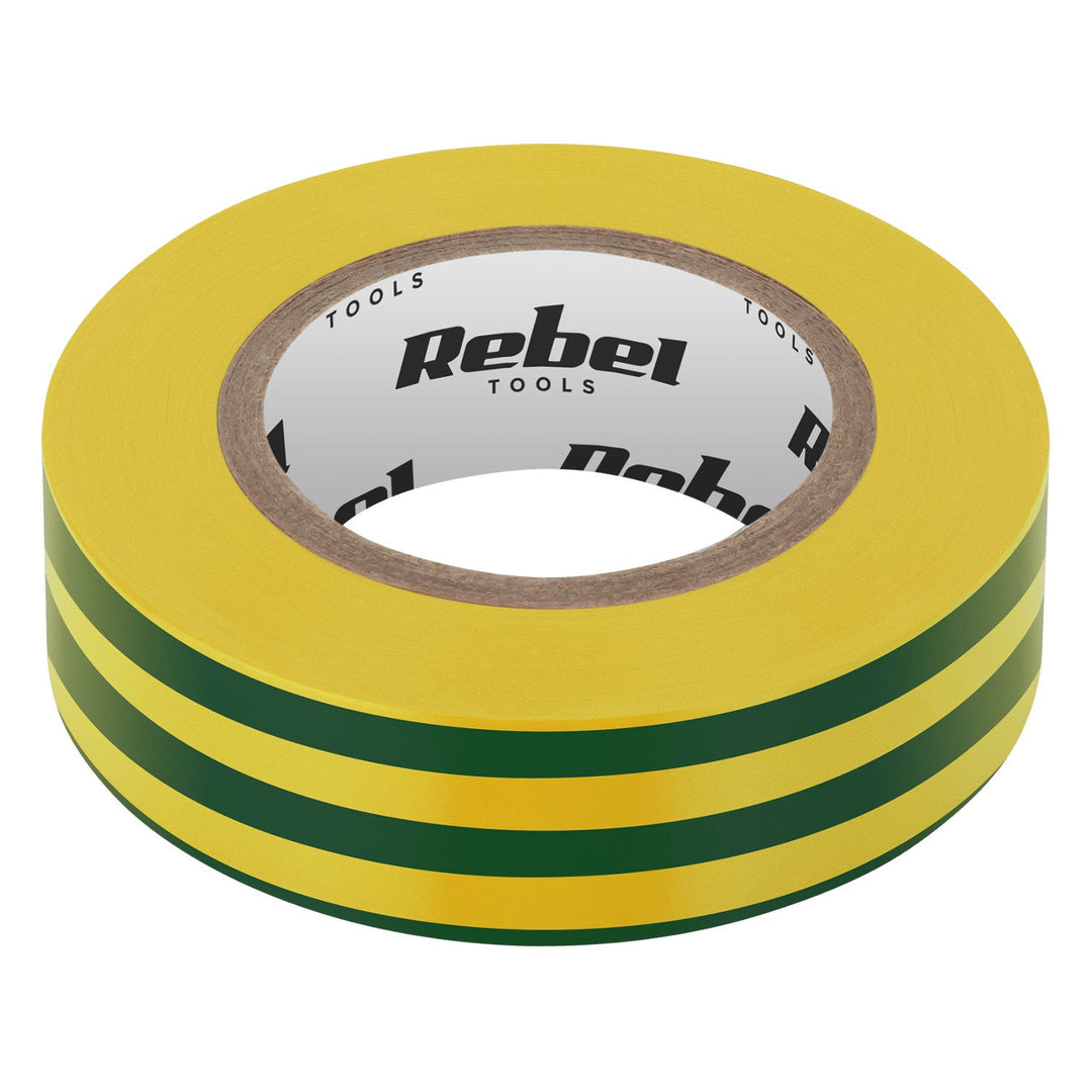REBEL ljepljiva izolacijska traka (0,13 mm x 19 mm x 20 yd) žuto-zelena
