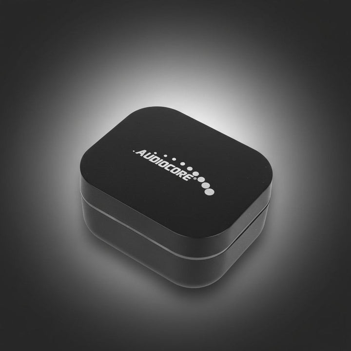 Audiocore TWS BT 5.1 slušalice za uho s bazom za punjenje od 300 mAh, slušalice od 30 mAh, crne AC580