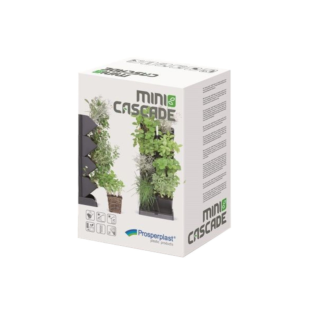 Modularne stojeće posude za vertikalni vrt Mini Cascade, antracit