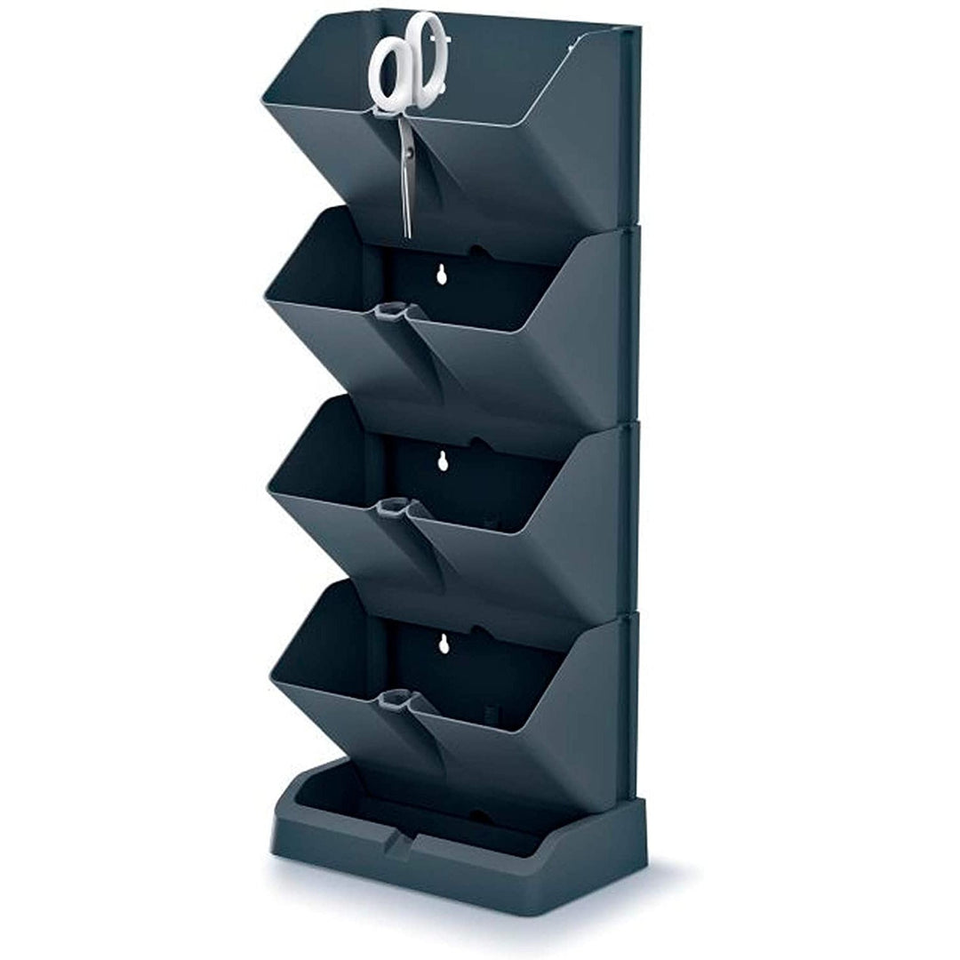 Modularne stojeće posude za vertikalni vrt Mini Cascade, antracit