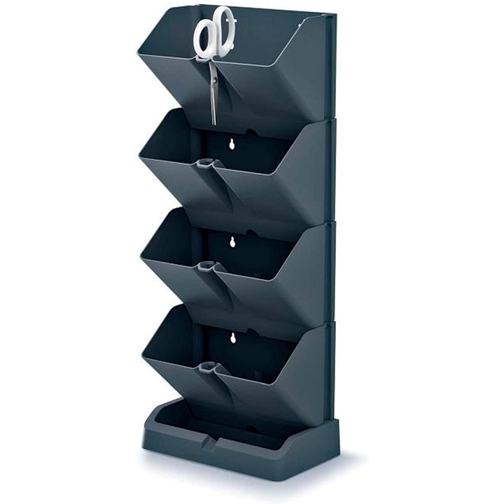 Modularne stojeće posude za vertikalni vrt Mini Cascade, antracit