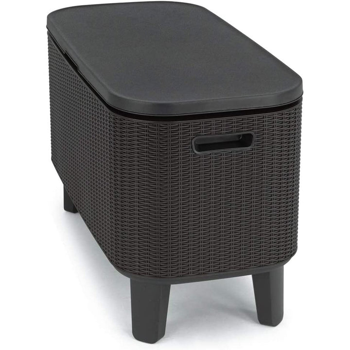 Keter 2-u-1 vrtni bar stol, bar s Bevy Cool Bar Rattan posudom za hlađenje