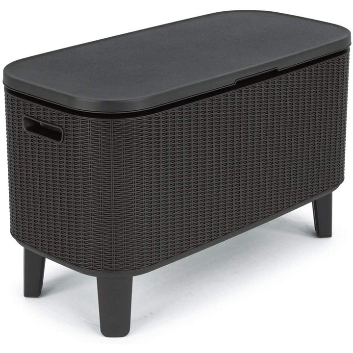 Keter 2-u-1 vrtni bar stol, bar s Bevy Cool Bar Rattan posudom za hlađenje