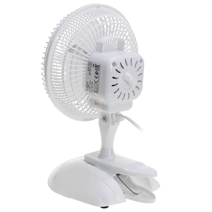 Adler stolni ventilator, kopča i postolje, promjer 15 cm, max. snaga 30 W, AD7317