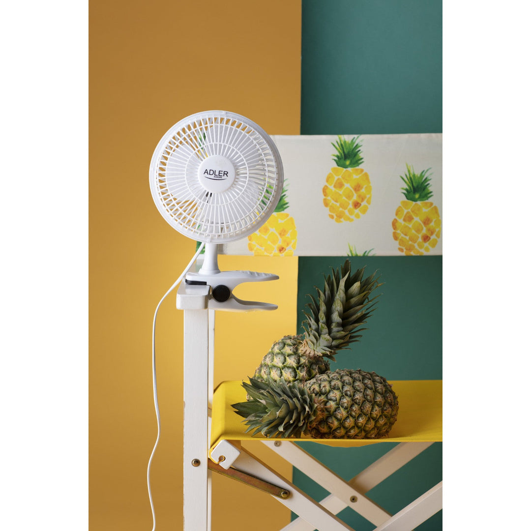 Adler stolni ventilator, kopča i postolje, promjer 15 cm, max. snaga 30 W, AD7317