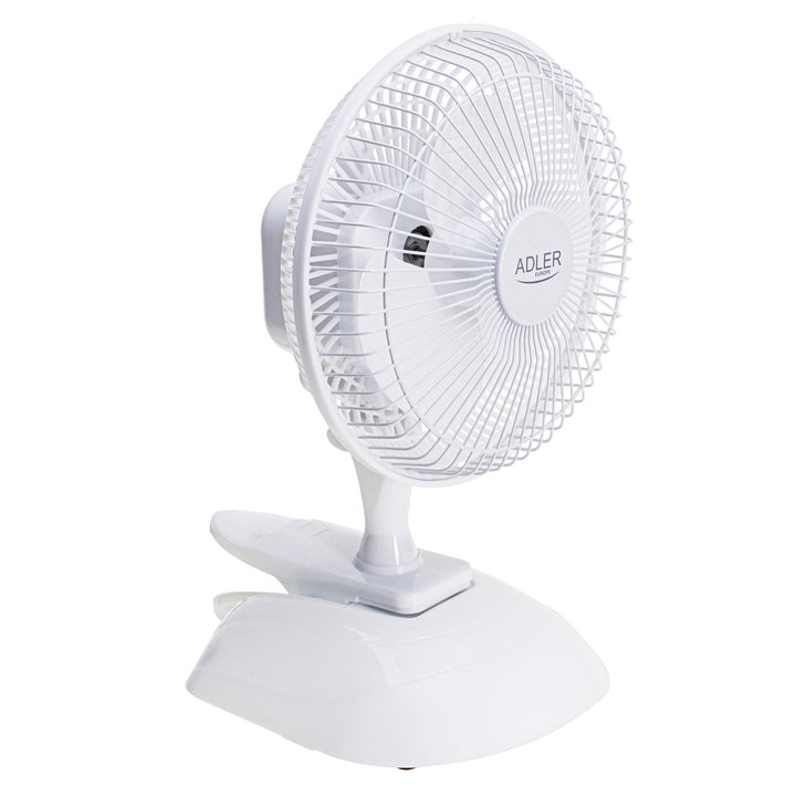 Adler stolni ventilator, kopča i postolje, promjer 15 cm, max. snaga 30 W, AD7317
