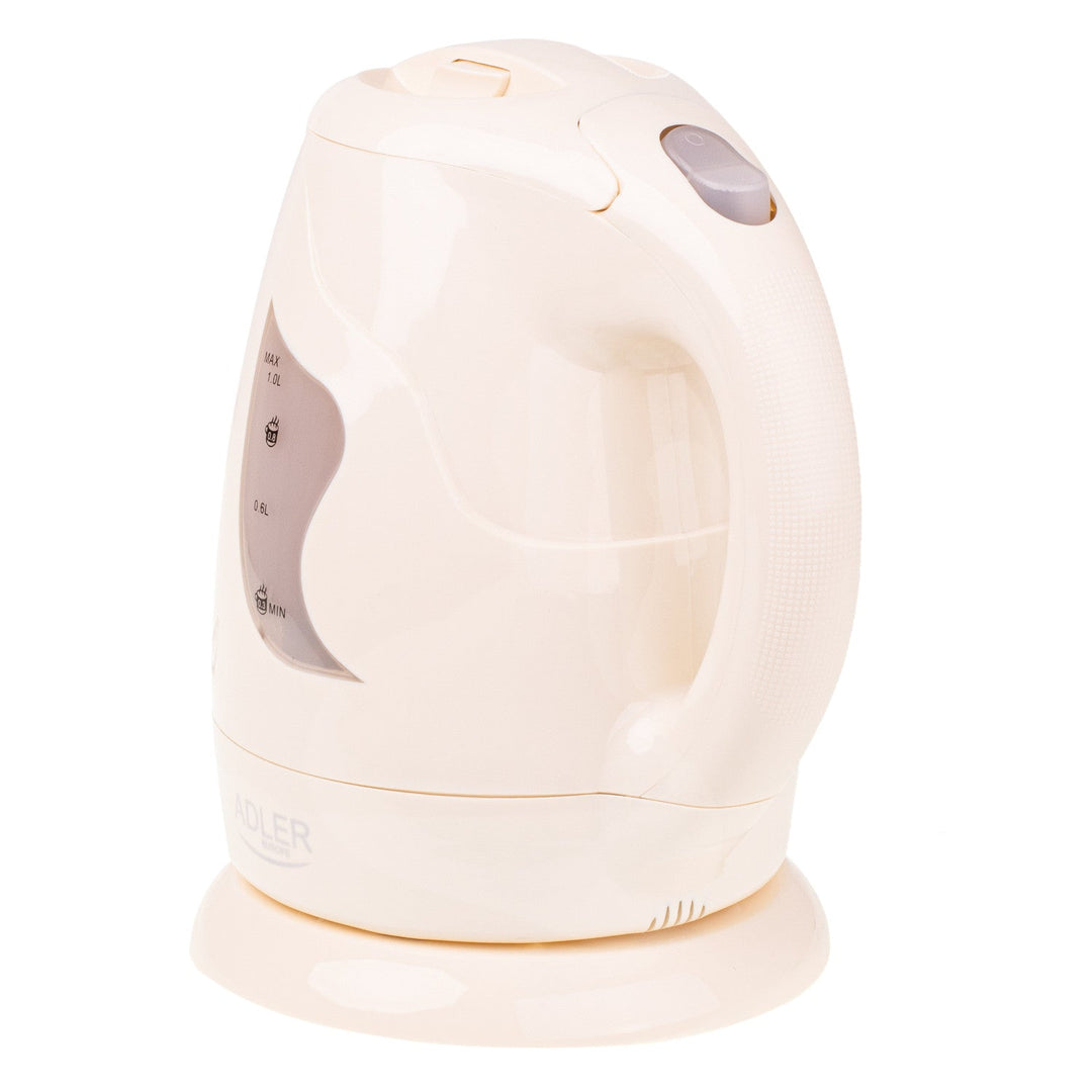 Adler bežični čajnik, 850 W, 1 l, bež, AD 08 b