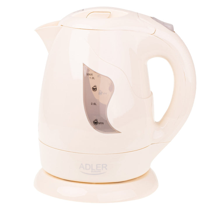 Adler bežični čajnik, 850 W, 1 l, bež, AD 08 b