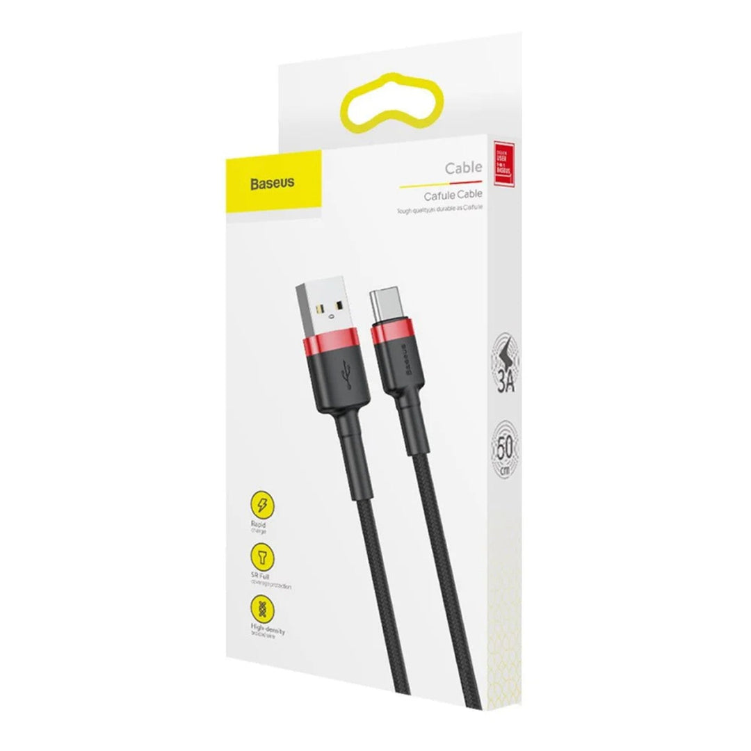 USB A na USB-C kabel, 1 m, CATKLF-B91 crveno+crno Baseus