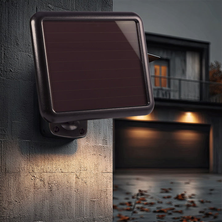 Solarna LED reflektorska svjetiljka s senzorom pokreta Maclean Energy IP44, 6 W, 360 lm, 6000 K hladno bijela, Li-ion baterija 2400 mAh, 5,5 V DC MCE442