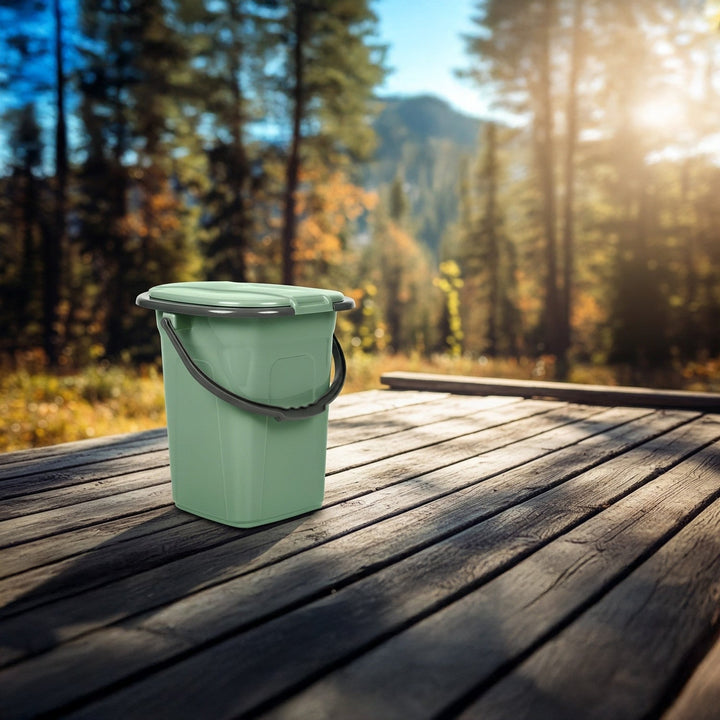 GreenBlue GB320GG zeleni i sivi prijenosni WC