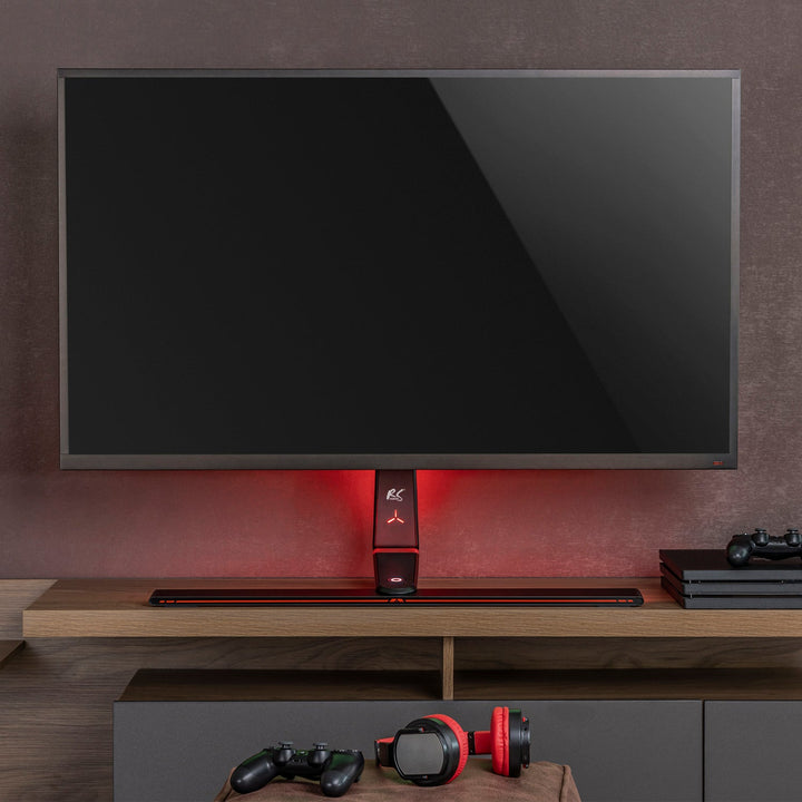 NanoRS stalak za gaming monitor, podesiva visina, RGB LED, 32-55", max. VESA 400x400, max. 40 kg, RS167