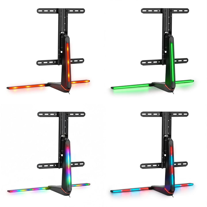 NanoRS stalak za gaming monitor, podesiva visina, RGB LED, 32-55", max. VESA 400x400, max. 40 kg, RS167