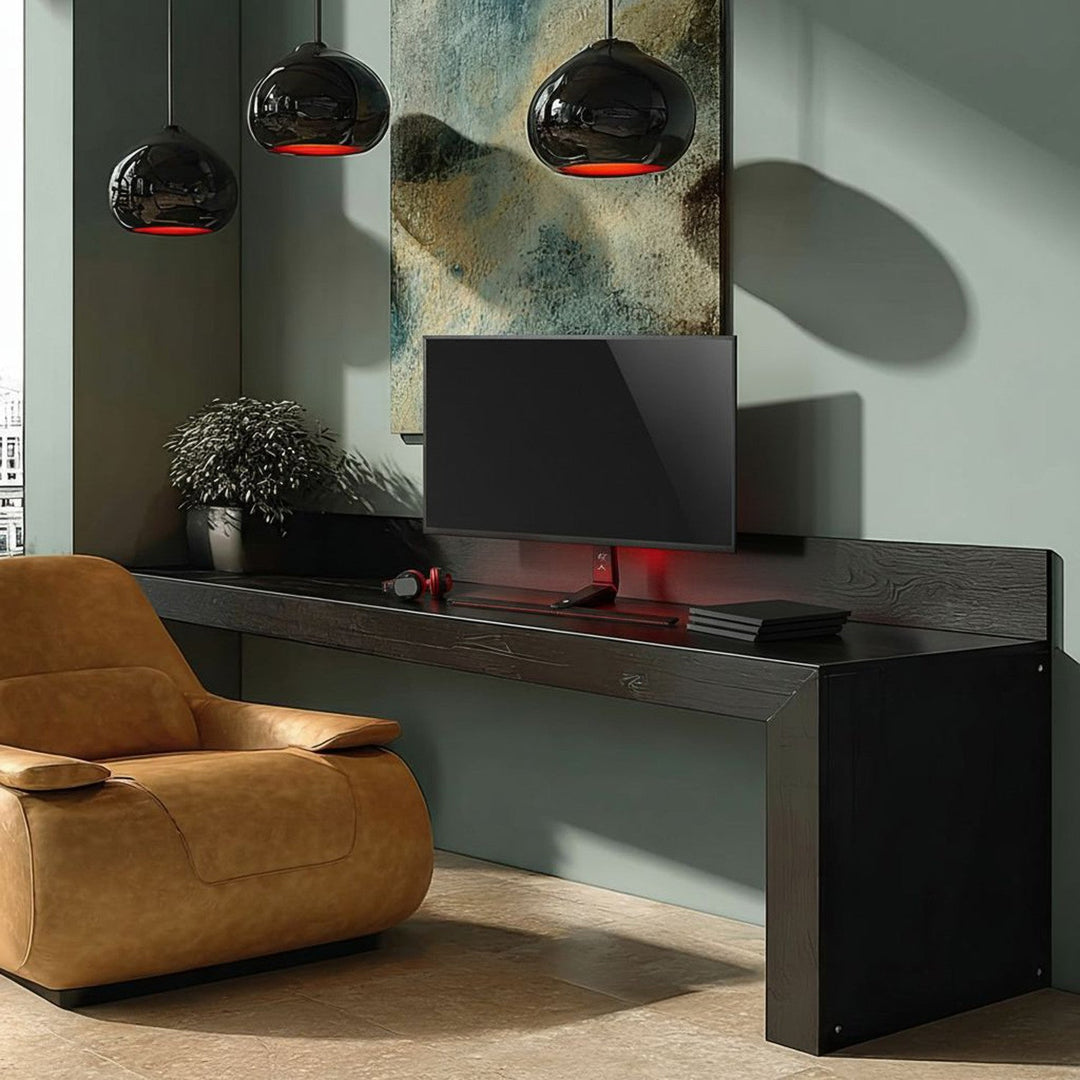 NanoRS stalak za gaming monitor, podesiva visina, RGB LED, 32-55", max. VESA 400x400, max. 40 kg, RS167