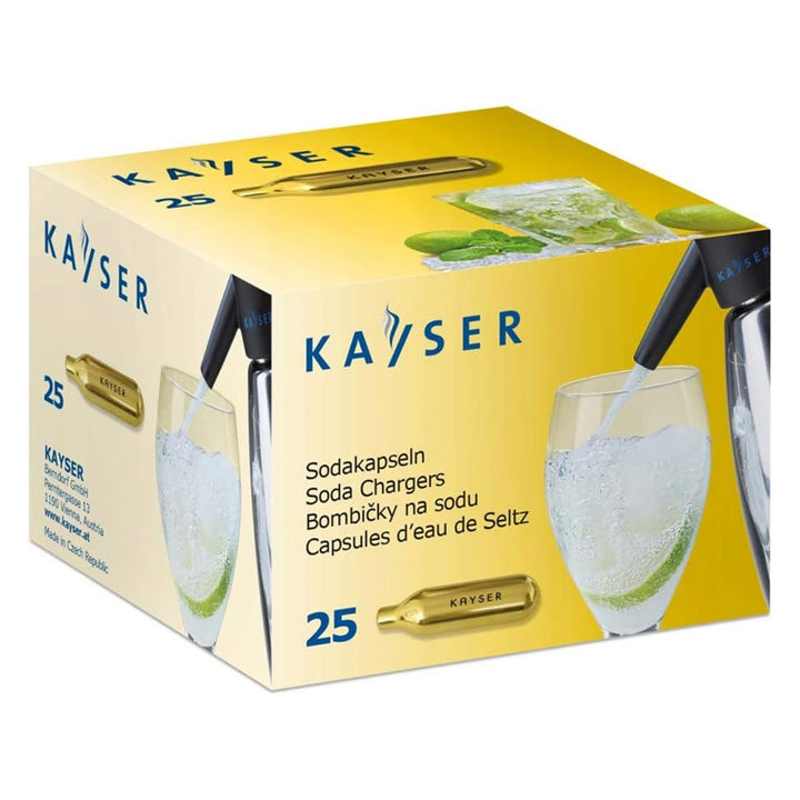 Kayser CO2 patrone za Quick aparat za sodu, 7,5 g, 25 komada