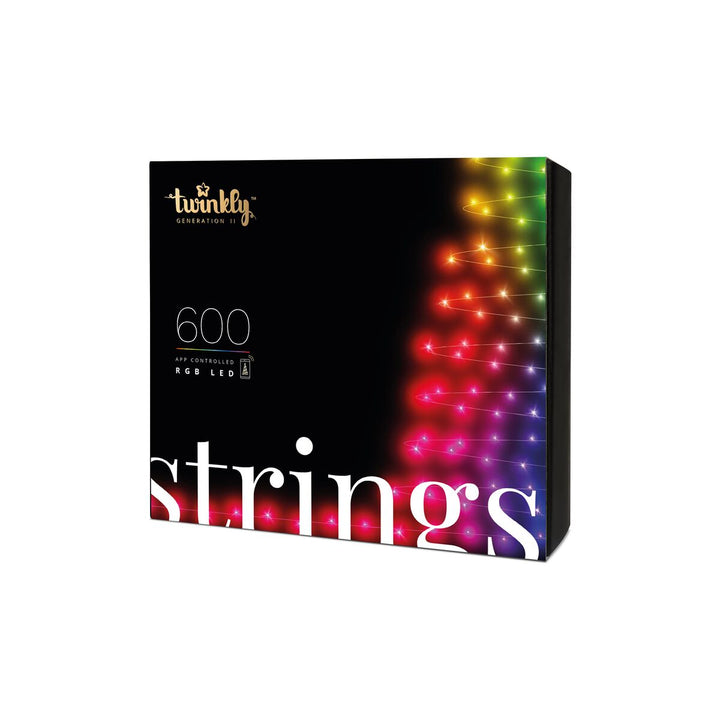 Twinkly Strings 600 LED RGB 48 m pametne božićne svjetlosne niti za jelku