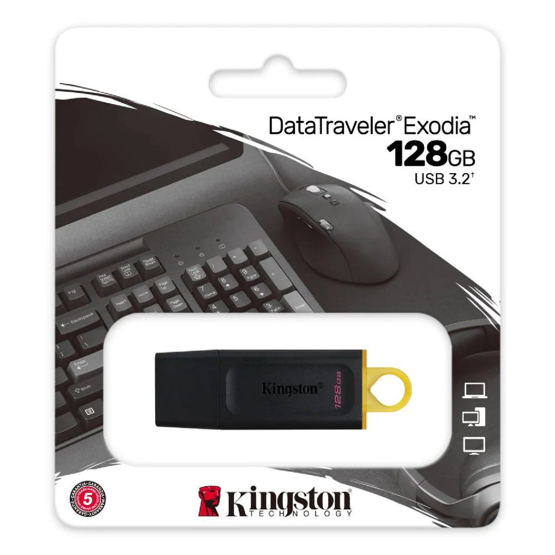 Kingston DataTraveler Exodia 128GB USB 3.2 flash pogon