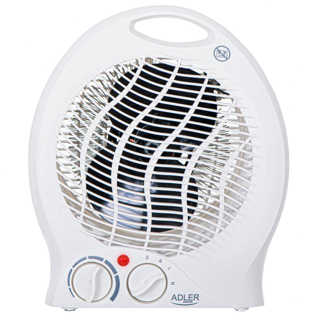 Adler ventilatorski grijač, termostat, funkcija ventilatora, 2000 W, bijeli, AD 7728