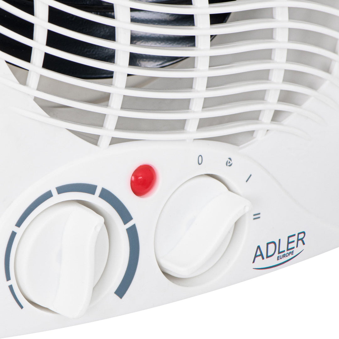 Adler ventilatorski grijač, termostat, funkcija ventilatora, 2000 W, bijeli, AD 7728