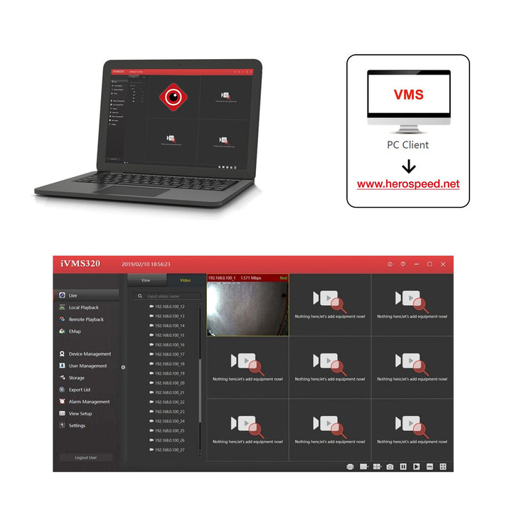 Maclean IPC 5MPx vanjska IP kamera, kupola, PoE, CMOS 1/2.8" SONY Starvis IMX335, H.265+, Onvif, MCTV-515