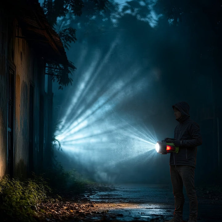 Maclean 3-u-1 LED svjetiljka, funkcija power bank, 3 načina osvjetljenja, 5W XM-L-T6, hladno bijela 6500K, 3,7V 3x18650, 4500mAh, MCE345