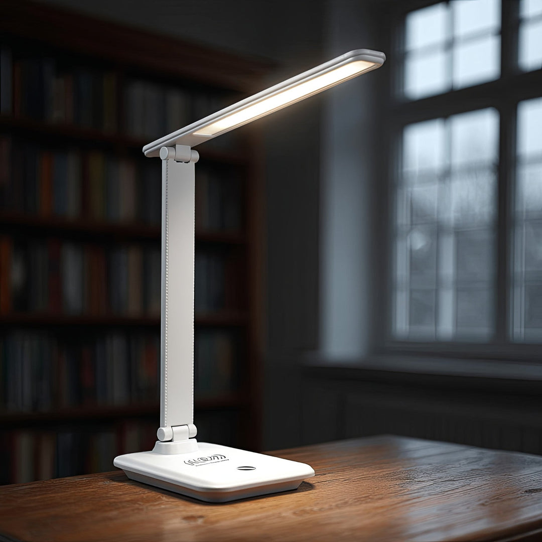 Maclean LED stolna lampa, max. 9 W, 220-240 V AC, promjenjiva boja, prigušiva, bežični punjač, 450 lm, MCE616 W