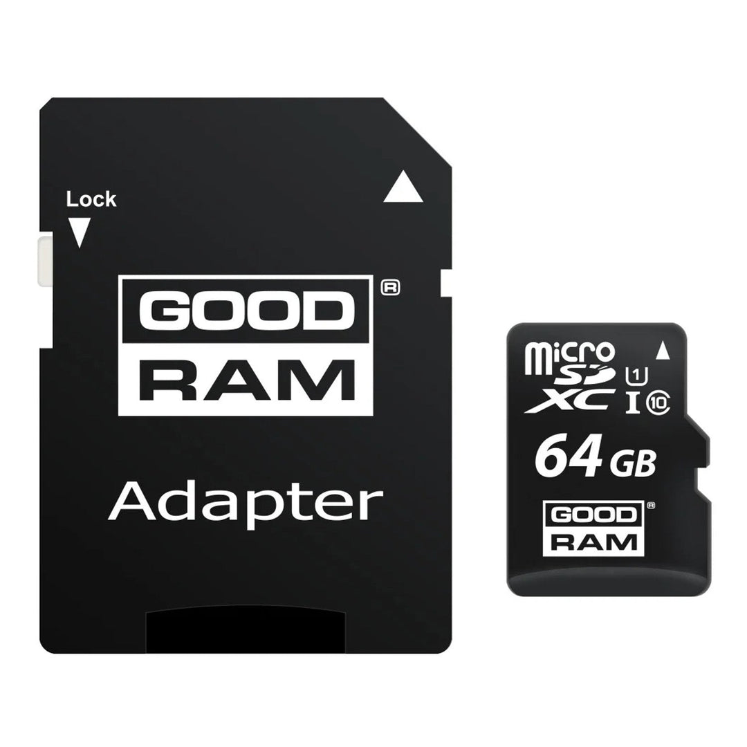 64GB microSD memorijska kartica s Class 10 adapterom, Goodram
