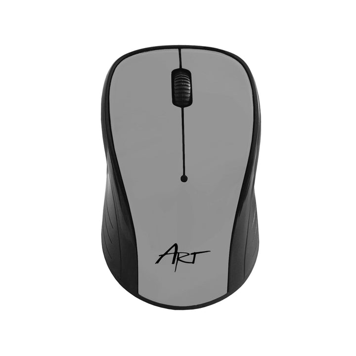 Art optički miš, bežični, USB, srebrni, AM-92B