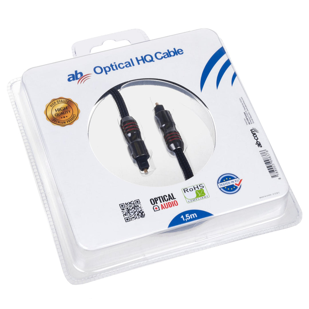 AB-COM 1,5 m optički audio HQ kabel, vrhunska izrada