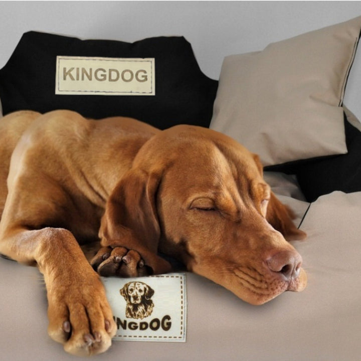 Veliki krevet za pse i mačke, 100 x 75, svijetlosivi – Kingdog veličina L