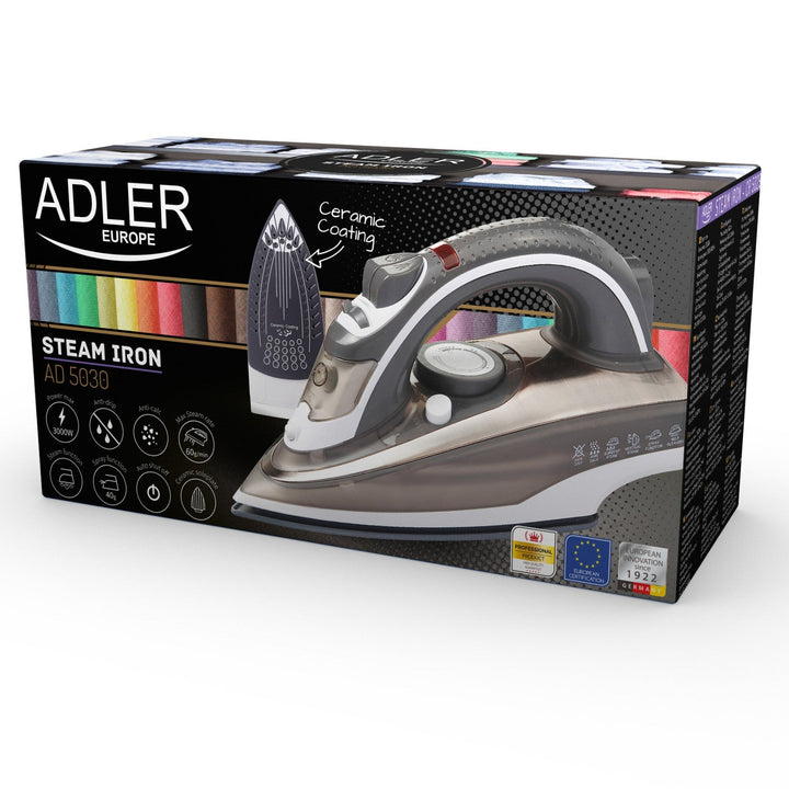 Adler AD 5030 keramičko željezo, samočišćenje, 3000 W