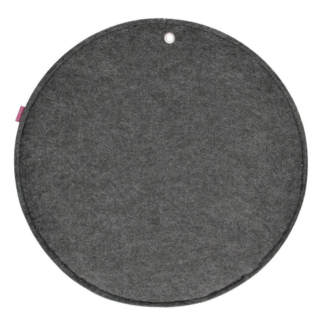 Bertoni organizator za zidnu montažu, krug L, promjer 35 cm – antracit, 4 pretinca